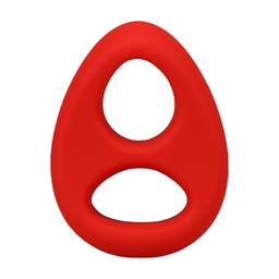 Doc johnson The Code - Siliconen Cockring met Bandana - Rood (782421098377)