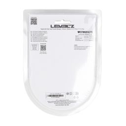 Levelz by shots Geribbelde Hard Loop Silicone Prostaat Massager - M - Zwart (8714273066497)