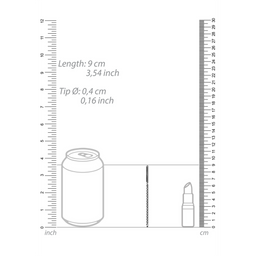 Ouch! by shots Metaal Beginners Penis Plug - 0.2 / 4 mm (7423522554531)