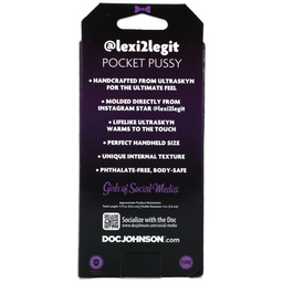 Doc johnson GOSM - ULTRASKYN Pocket Pussy Masturbator (782421081980)