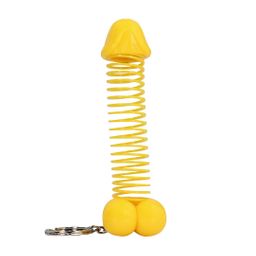 S-line by shots Super Dicky - Sleutelhanger - Geel (8714273026316)