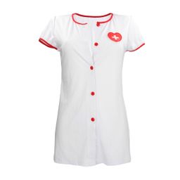 S-line by shots Verpleegster Kostuum - S/M - Wit (8714273039002)