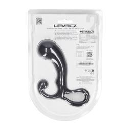 Levelz by shots Lamp met Lussen Silicium Prostaat Massager - L - Zwart (8714273066459)