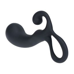 Levelz by shots Lamp met Lussen Silicium Prostaat Massager - L - Zwart (8714273066459)