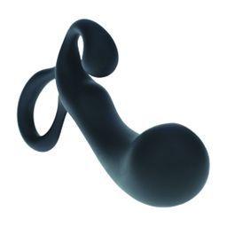 Levelz by shots Lamp met Lussen Silicium Prostaat Massager - L - Zwart (8714273066459)