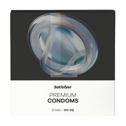 Satisfyer Condooms - Maat L - 57mm - 100 Stuks (4061504082684)
