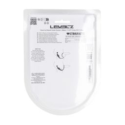 Levelz by shots Siliconen Cockring met Prostaatstimulator - M - Zwart (8714273064462)