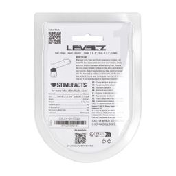 Levelz by shots Vloeibare Silicoen Balriem - S - 34mm - Zwart (8714273062161)