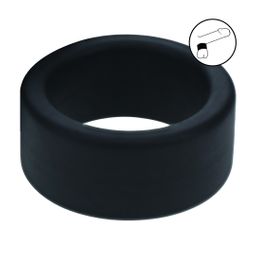 Levelz by shots Vloeibare Silicoen Balriem - S - 34mm - Zwart (8714273062161)