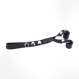 Red leather Leren Ballenrek Gewichten 2 x 50 gr - Zwart (3701019810495)