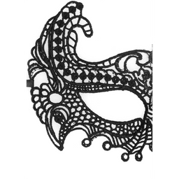 Ouch! by shots Keizerin - Zwarte Kanten Masker (8714273548085)