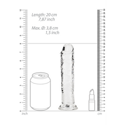 Realrock by shots Rechte Realistische Dildo met Zuignap - 7'' / 18 (8714273524621)