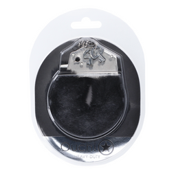 Ouch! by shots Zware Fluffy Handboeien - Zwart (8714273058140)