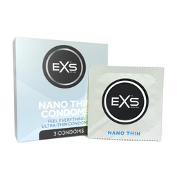 EXS Nano Thin - Condooms - 3 Stuks (5027701006419)