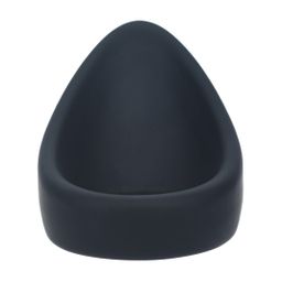 Levelz by shots Druppelvormige Siliconen Cockring - Zwart (8714273063601)