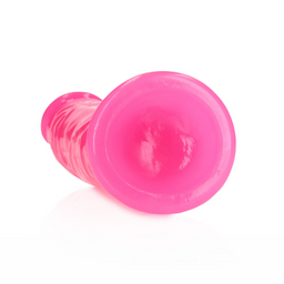 Realrock by shots Slim Realistic Dildo met Zuignap - Glow in the Dark - 6'' / 15,5 cm (8714273493668)