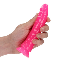 Realrock by shots Slim Realistic Dildo met Zuignap - Glow in the Dark - 6'' / 15,5 cm (8714273493668)