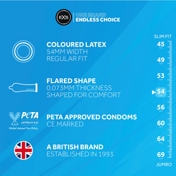 EXS Zwarte Latex Condoms - Condoms - 100 Stuks (5027701002947)