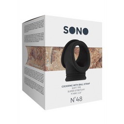 Sono by shots Nr.48 - Cockring met Ball Strap (8714273787798)