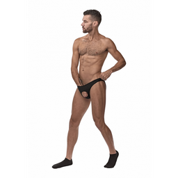 Male power Pouchless Brief - One Size - Zwart (845830041522)