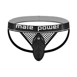 Male power Cock Ring Jock - S/M - Zwart (845830084093)