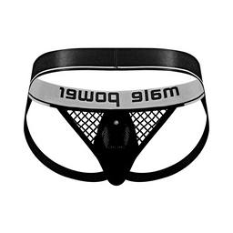 Male power Cock Ring Jock - S/M - Zwart (845830084093)