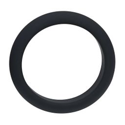 Levelz by shots Wide O Silicone Cockring - L - 42mm - Zwart (8714273061997)