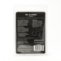 Prowler red Tri-O Siliconen Ring - Zwart (4890808285862)