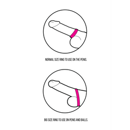 Shots toys by shots Eindeloze Cockring - Groot  Medium (8714273058966)