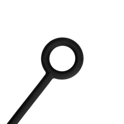 Ouch! by shots Silicone Anale Ballen - Medium - Zwart (8714273048141)