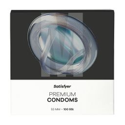 Satisfyer Condooms - Maat M - 53mm - 100 Stuks (4061504082677)