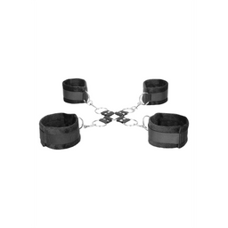 Ouch! by shots Velcro Hogtie met Hand- en Enkelboeien (7423522574591)