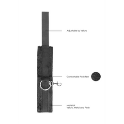 Ouch! by shots Velcro Hogtie met Hand- en Enkelboeien (7423522574591)