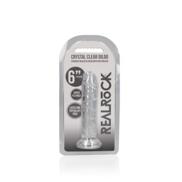 Realrock by shots Rechtdoor Realistische Dildo met Zuignap - 6'' / 14,5 (8714273524270)