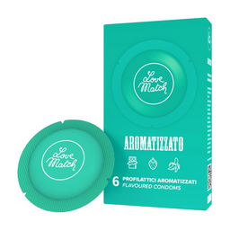 Love match Aromatizzato - Flavored Condoms - 6 Stuks (8052742680066)