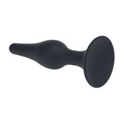 Levelz by shots Slim Siliconen Anale Plug - XL - Zwart (8714273066169)