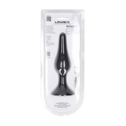 Levelz by shots Slim Siliconen Anale Plug - XL - Zwart (8714273066169)