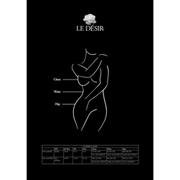 Le désir by shots Gestreepte, Fishnet Garterbelt - One Size (7423522456446)