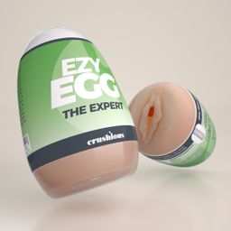 Crushious Ezy Egg - Masturbator Ei - De Expert - Groen (7403254162013)