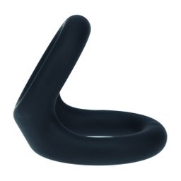 Levelz by shots Double O Siliconen Cockring - S - Zwart (8714273062635)