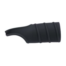 Levelz by shots Siliconen Cockring en Geribbelde Mouw - Zwart (8714273063779)