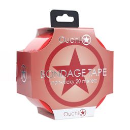 Ouch! by shots PVC Niet-Plakband - 20 m - Rood (8714273028426)