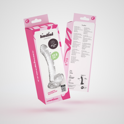 Crushious Hudini - Jelly Flexibele Anale Dildo - 6,9/ 17,5 cm - Doorzichtig (7403254158795)