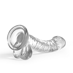 Crushious Hudini - Jelly Flexibele Anale Dildo - 6,9/ 17,5 cm - Doorzichtig (7403254158795)