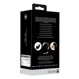 Ouch! by shots Vossenstaart met metalen buttplug (8714273047809)