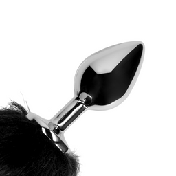 Ouch! by shots Vossenstaart met metalen buttplug (8714273047809)