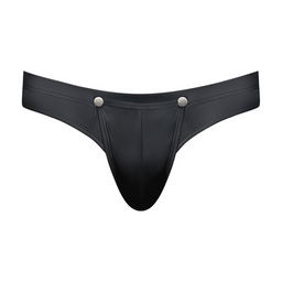 Male power Snap Off Tanga - L/XL - Zwart (845830094696)