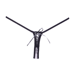 Allure Mesh Tanga - Één maat - Zwart (883045921031)