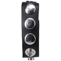 Doc johnson De Leather 5 Snap - Leather Cockring (6768903845503)