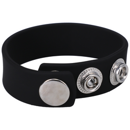 Doc johnson De Silicone 3 Snap - Cockring (6768903842113)